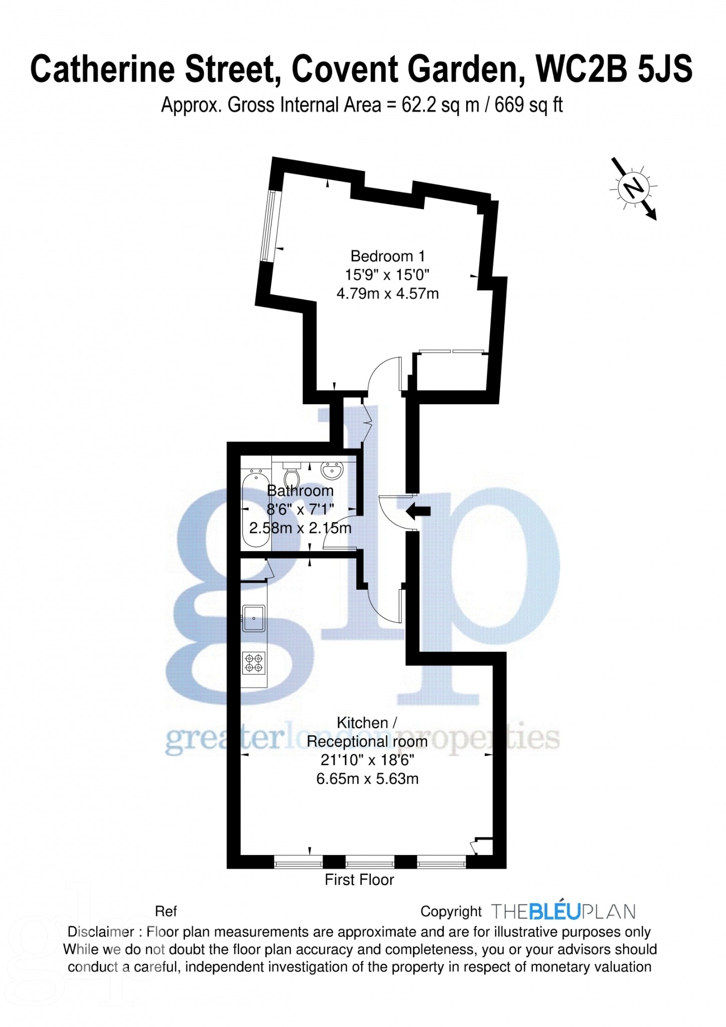 1 Bedroom Apartment, Catherine Street, London, Greater London, Covent Garden, WC2B