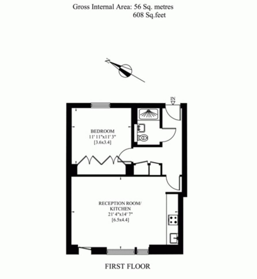 1 卧室公寓, The Salt House, Peter Street, Soho, W1F
