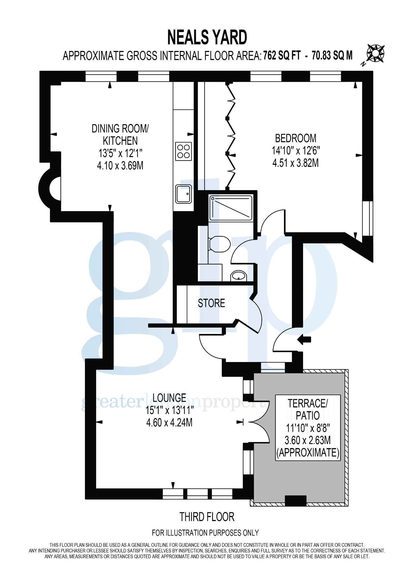 1 Bedroom Flat, Neal’s Yard, London, Greater London, WC2H