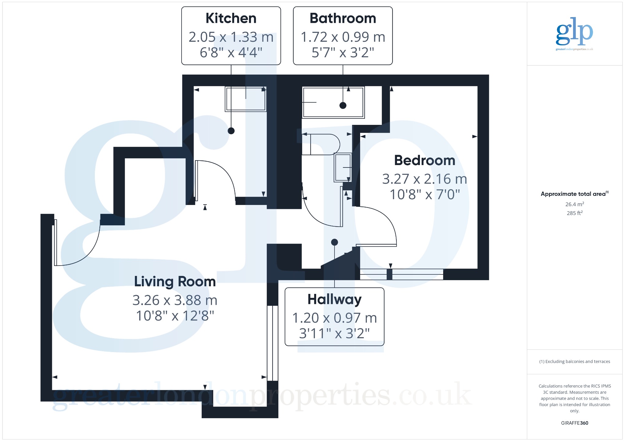 1 Bedroom Apartment, Villiers Street, London, Greater London, Covent Garden, WC2N