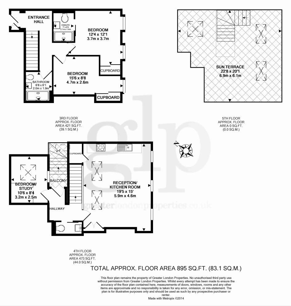 3 Bedroom Flat, King Street, London, Greater London, Covent garden, WC2E