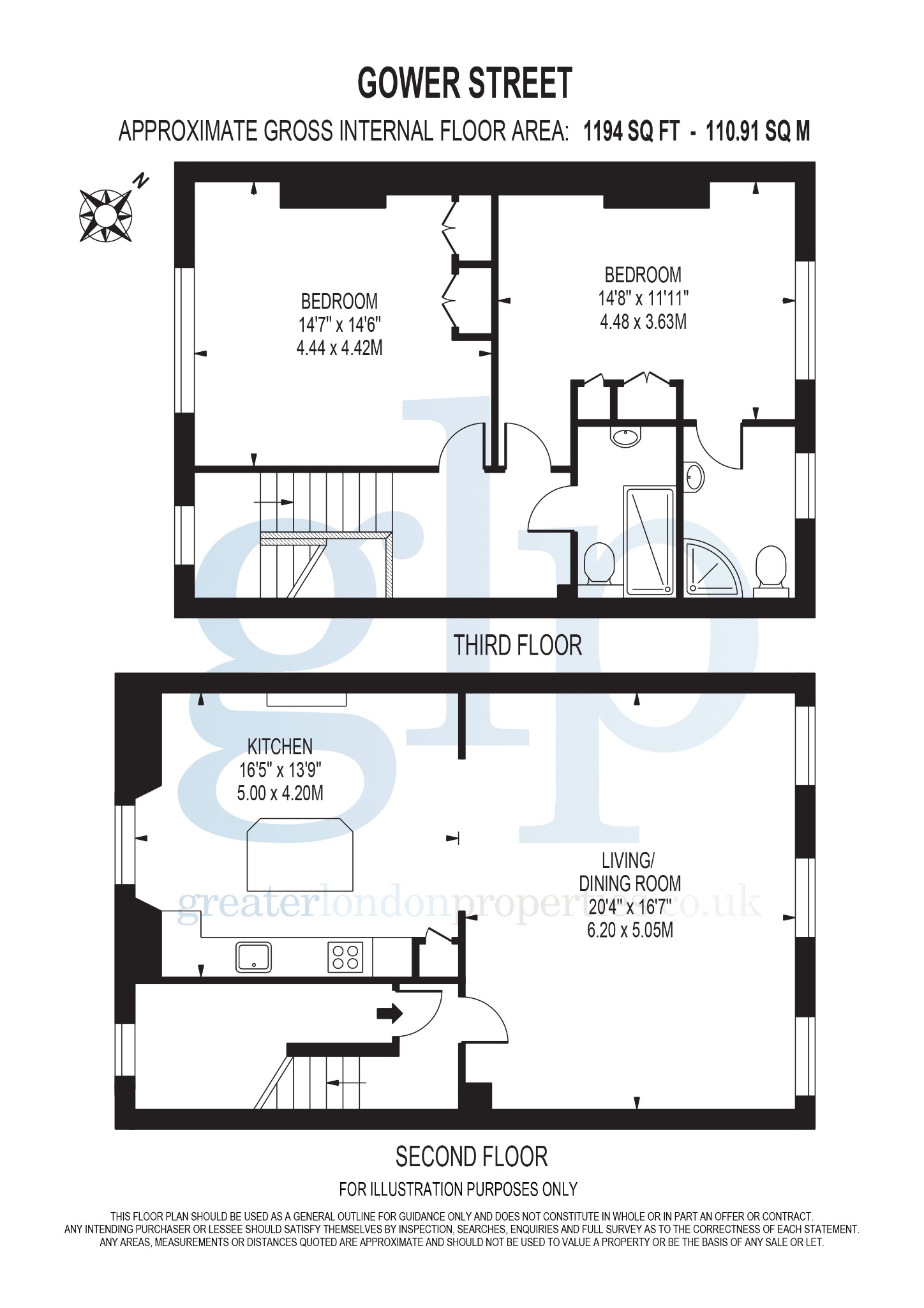 2 Bedroom Apartment, Gower Street, Bloomsbury, WC1E