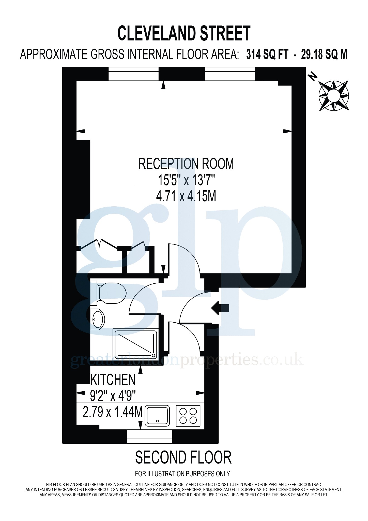 Apartment, Cleveland Street, Fitzrovia, London, W1T 6QL