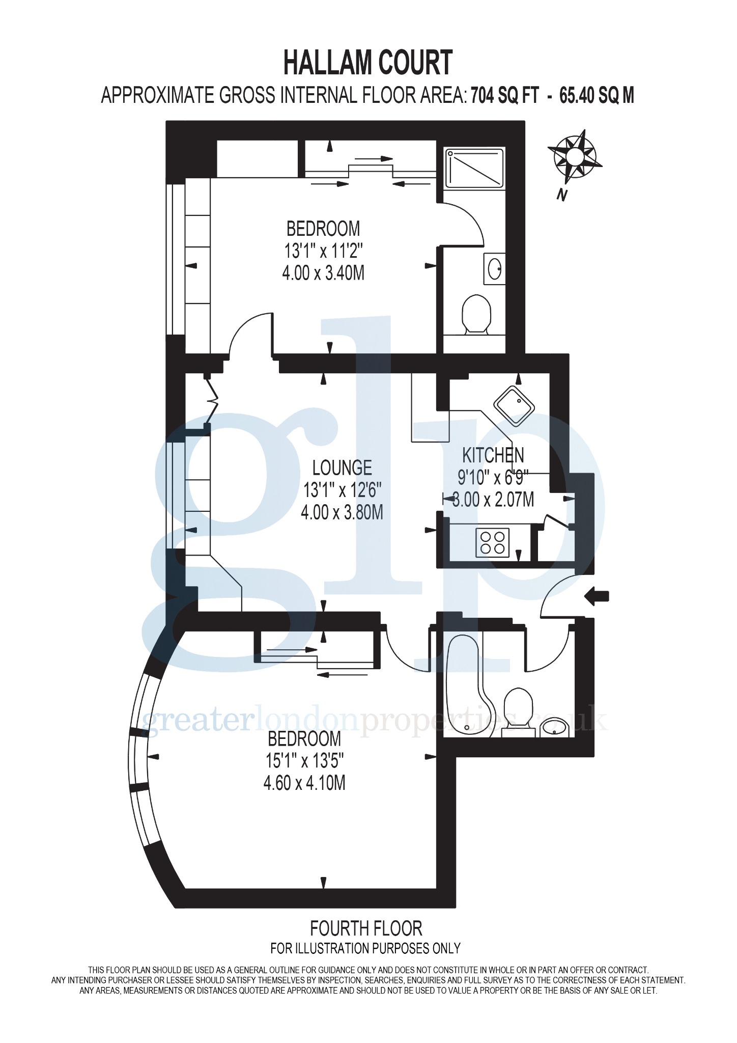 2 Bedroom Apartment, Hallam Court, 77 Hallam Street, London, W1W 5HB