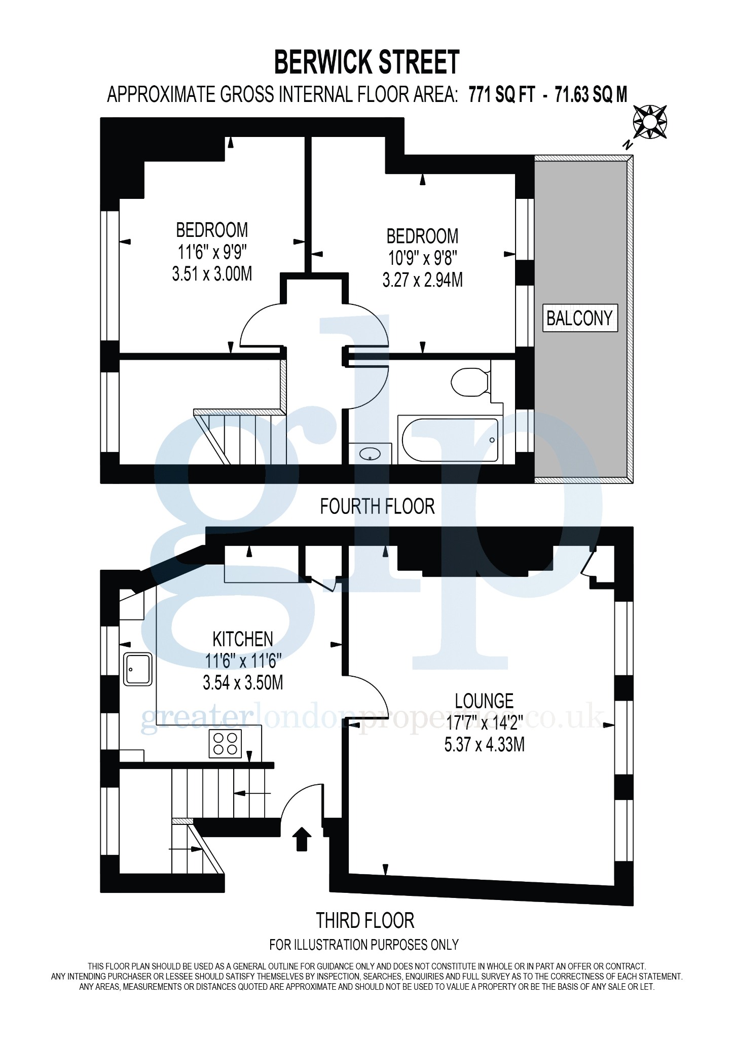 2 Bedroom Flat, Berwick Street W1F