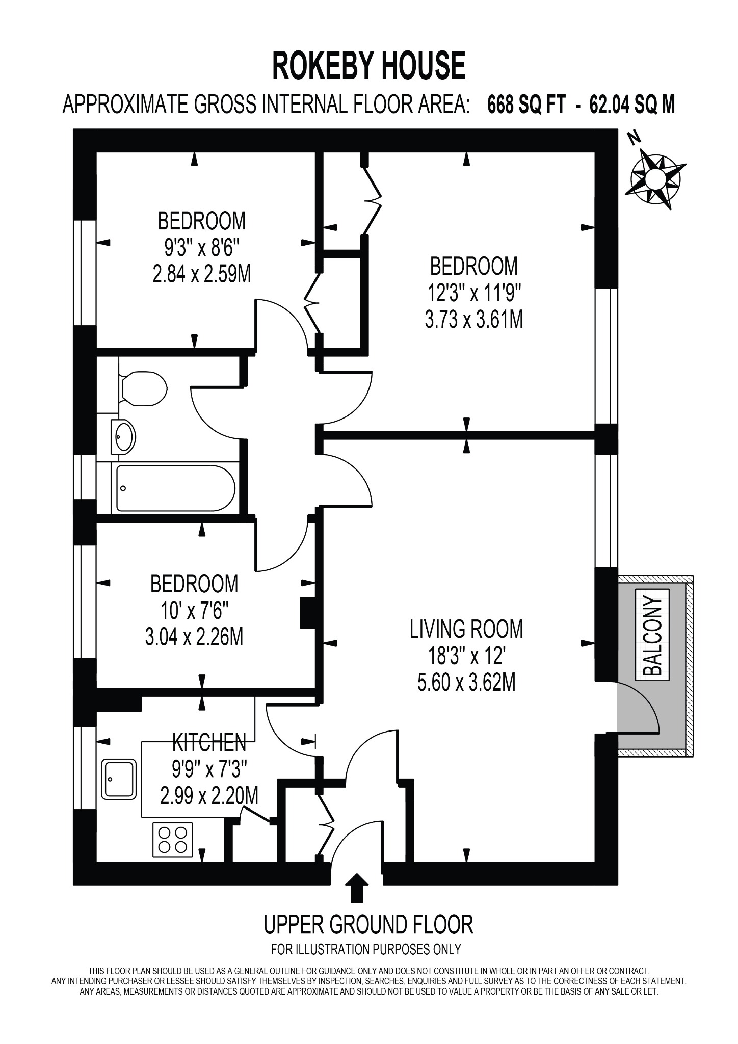 3 Bedroom Apartment, Rokeby House, Lambs Conduit Street, WC1N