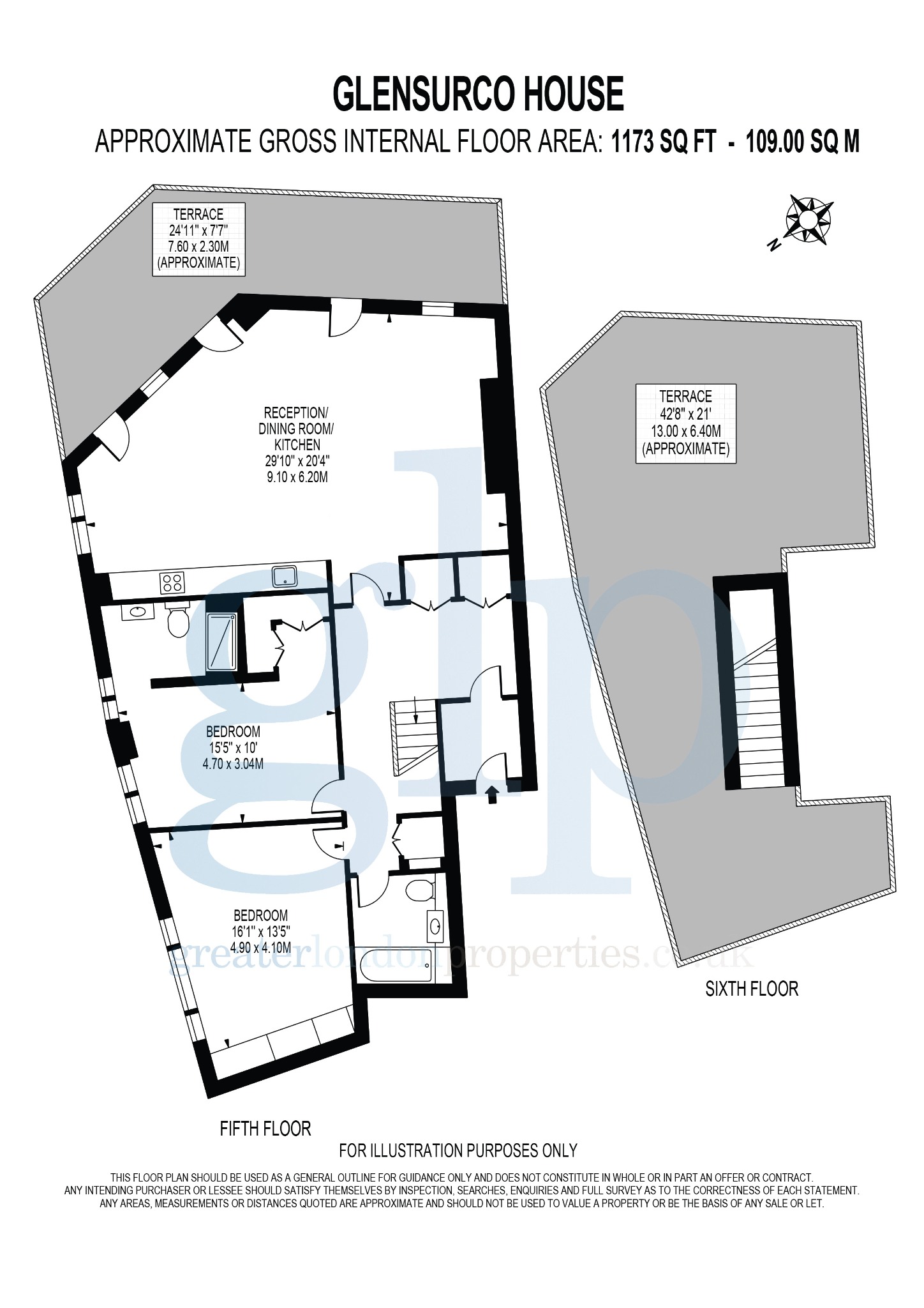 2 Bedroom Penthouse, Gensurco House, Rosebery Avenue, Clerkenwell EC1R