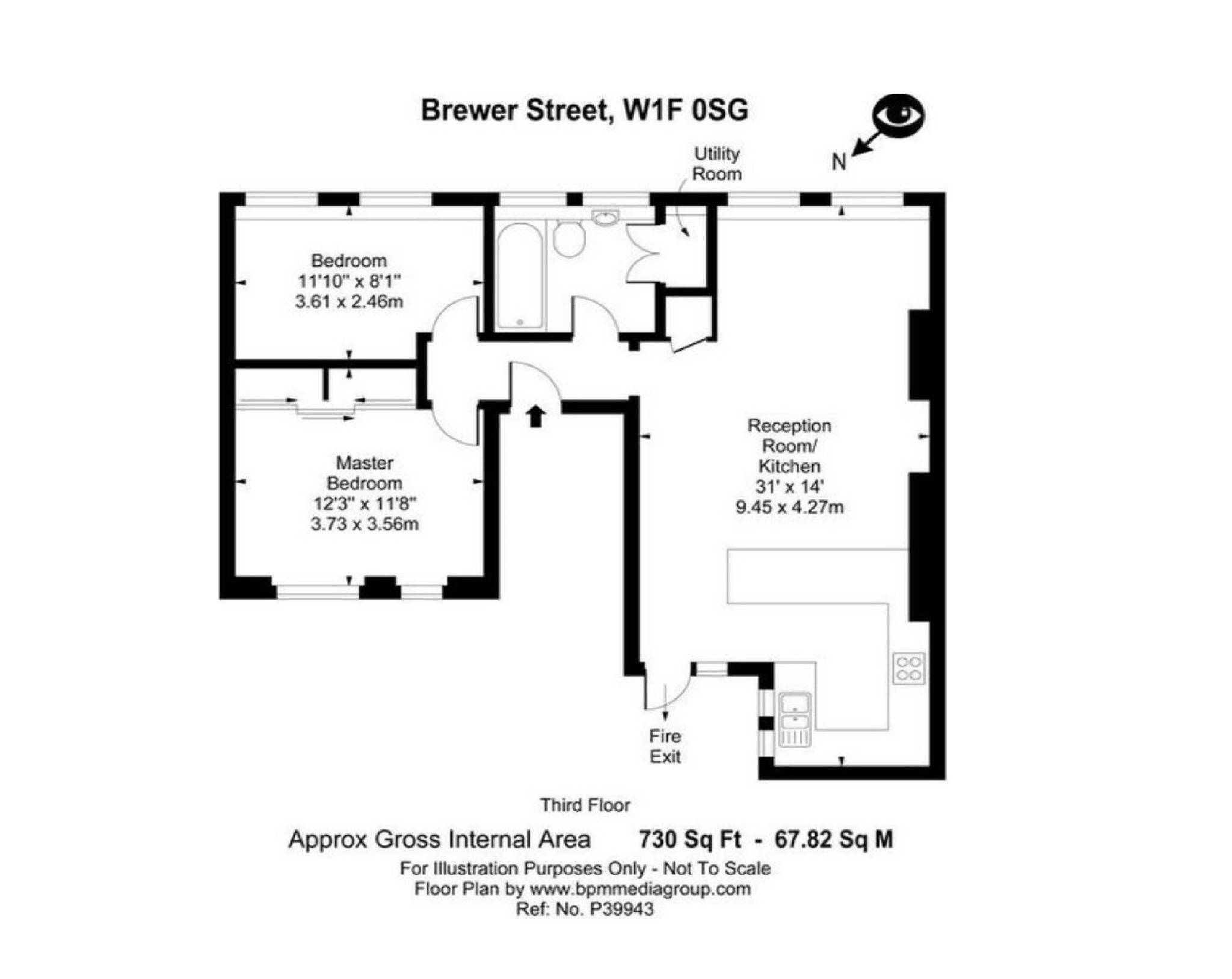 2 Bedroom Apartment, Brewer Street, London, W1F