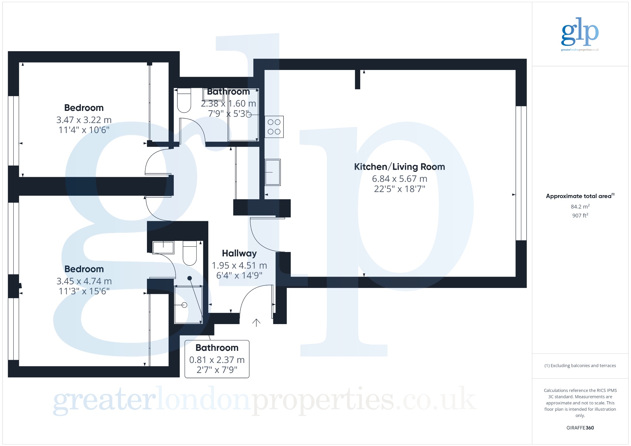 2 Bedroom Apartment, Hamilton House, Bloomsbury, WC1B