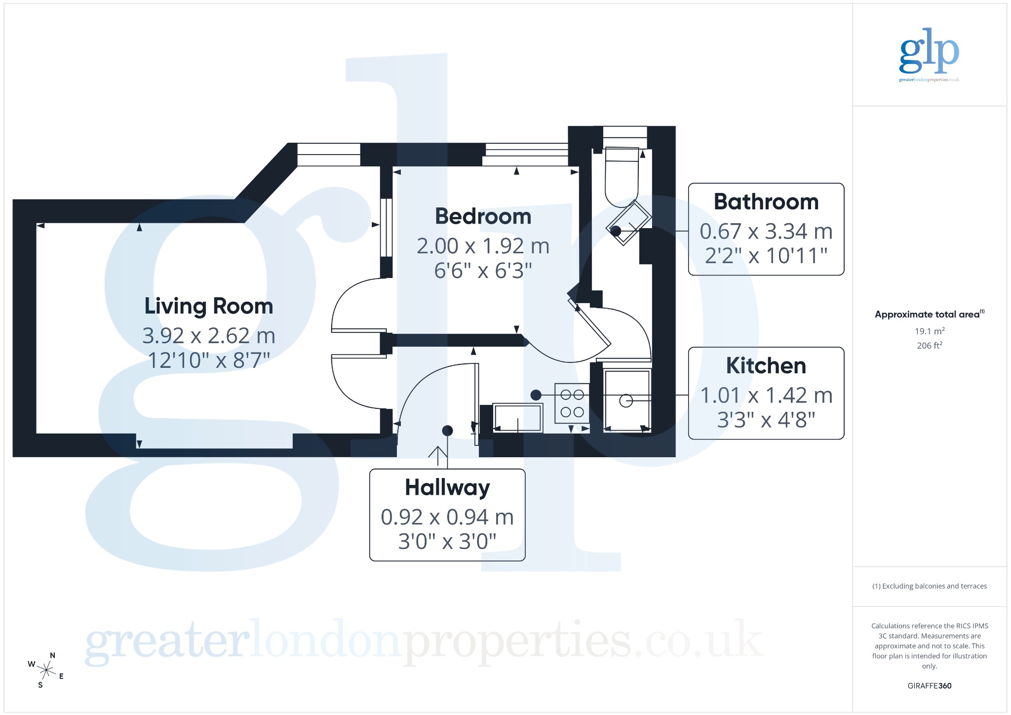 1 Bedroom Apartment, Jenner House, Hunter Street, London, WC1N
