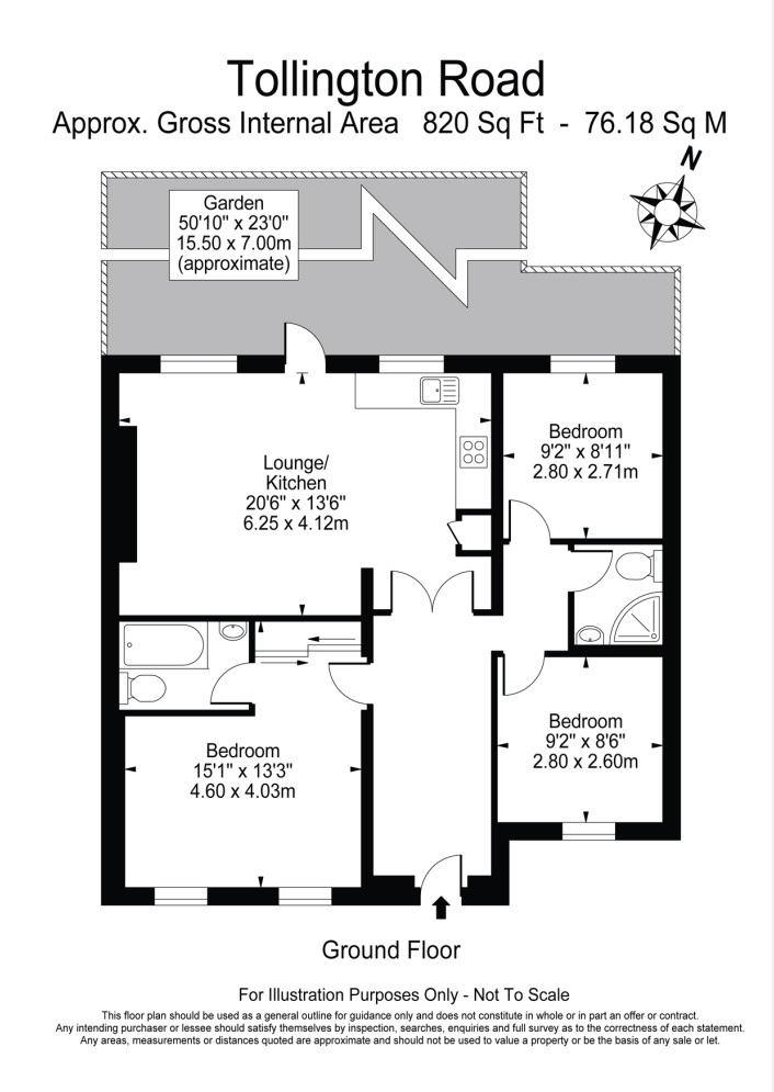 3 Bedroom Apartment, Tollington Road, Holloway, N7