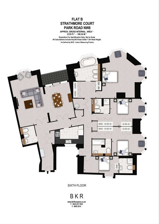 4 Bedroom Apartment, Penthouse, Strathmore Court, NW8