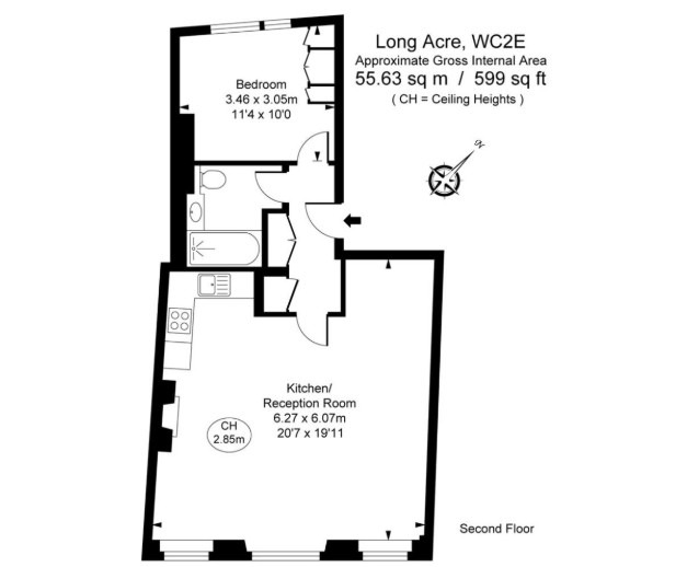 1 Bedroom Apartment, Long Acre, Covent Garden, WC2E