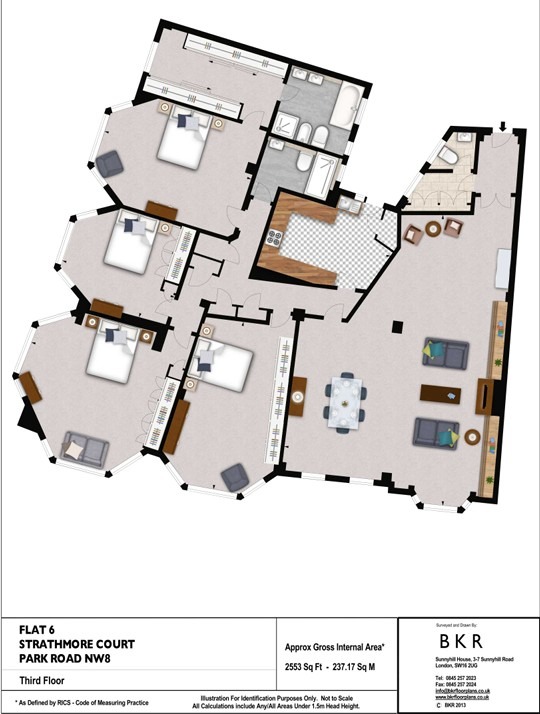 4 Bedroom Apartment, Strathmore Court, St John’s Wood, NW8