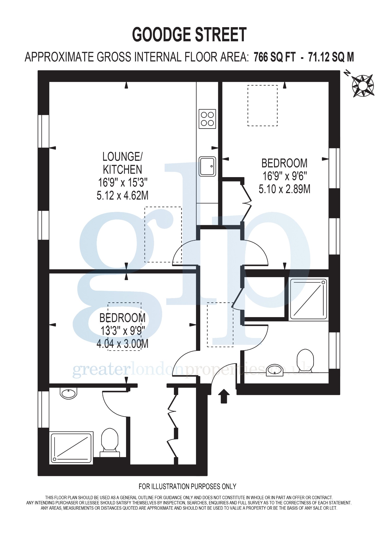 2 Bedroom Apartment, Goodge Street, Fitzrovia, W1T