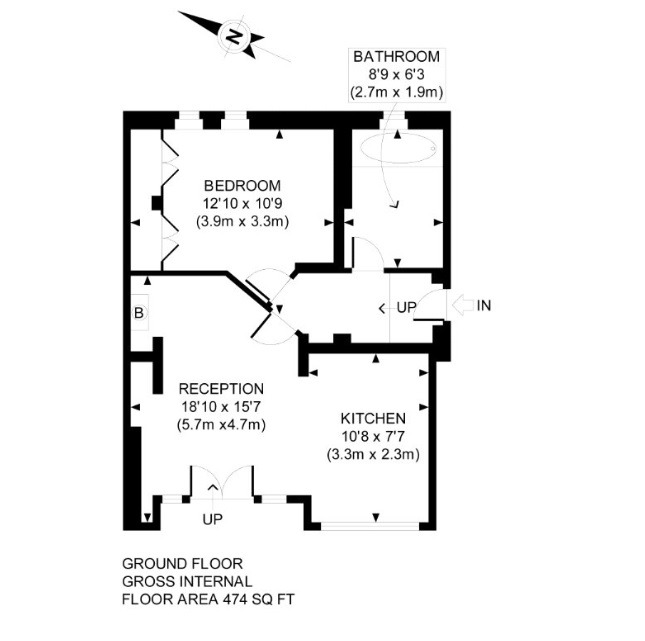 1 Bedroom Apartment, Ridgmount Street, Bloomsbury, WC1E