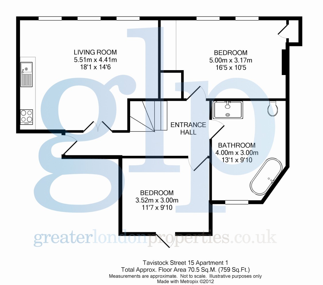 2 Bedroom Apartment, Tavistock Street, Covent Garden, WC2E