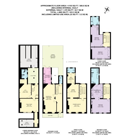 4 Bedroom Terraced, Great Ormond Street, Bloomsbury, London,  WC1N 3HZ