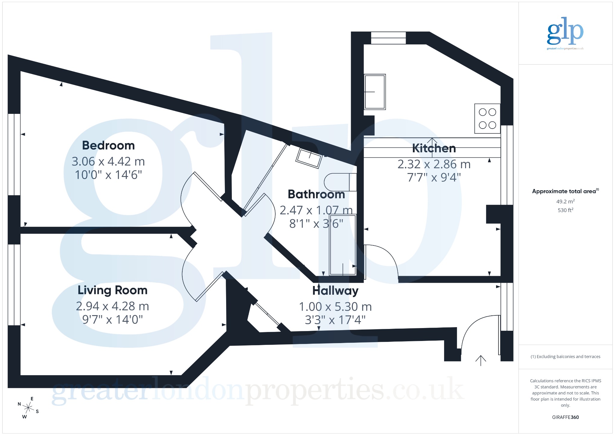1 Bedroom Apartment, Queen Alexandra Mansions, Bidborough Street, London,  WC1H