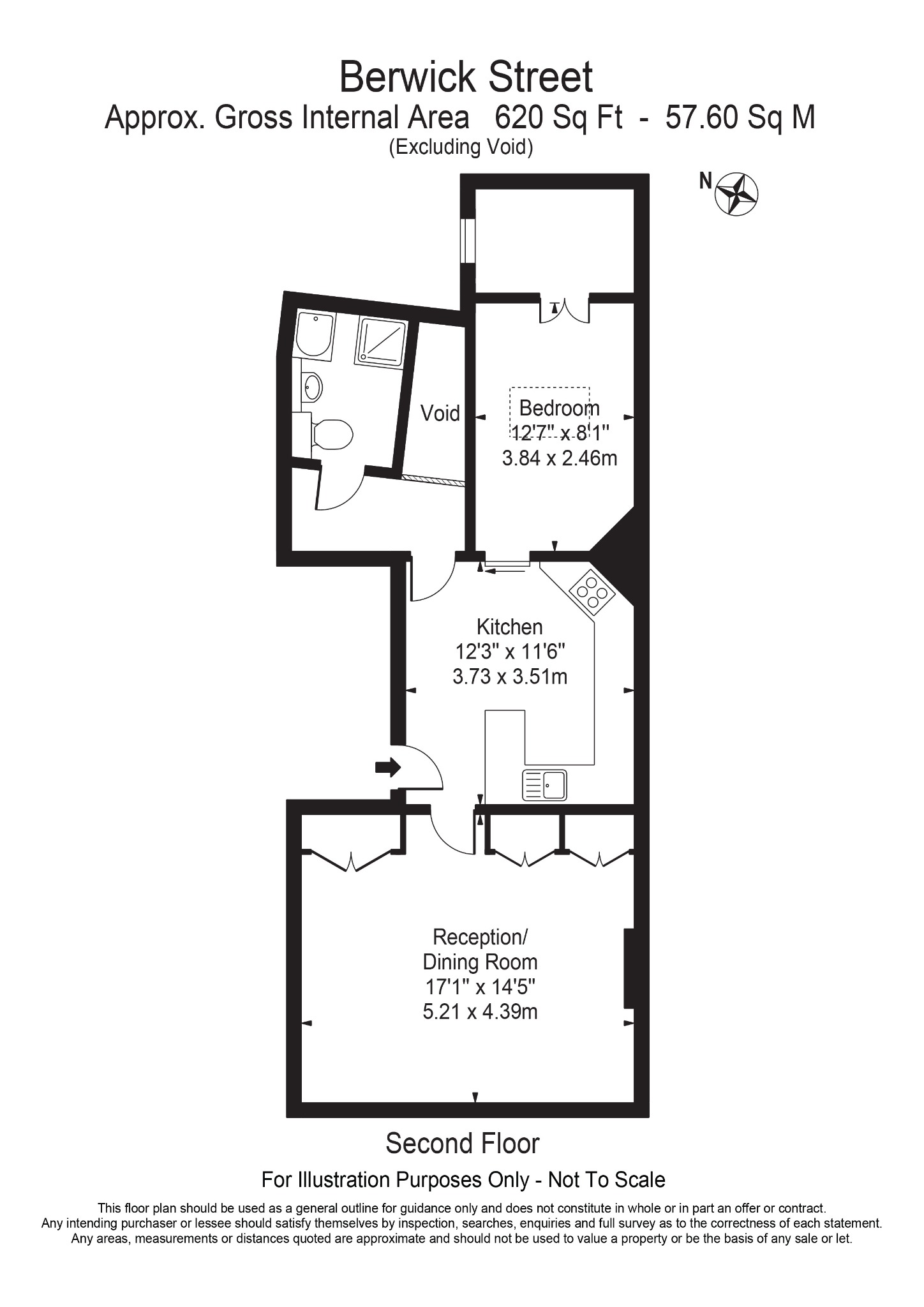 1 Bedroom Apartment, Berwick Street, London, W1F