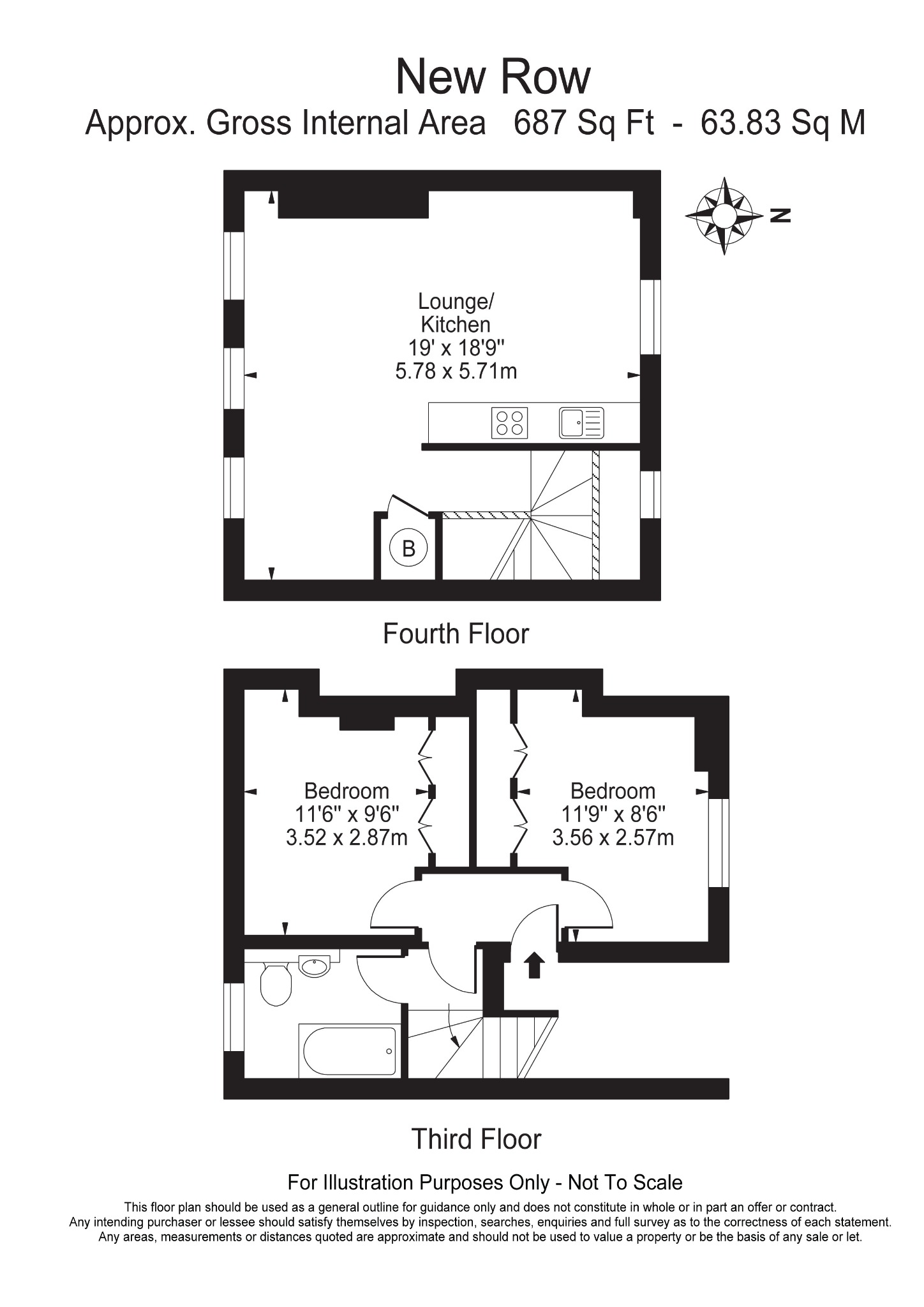 2 Bedroom Apartment, New Row, Covent Garden, WC2N