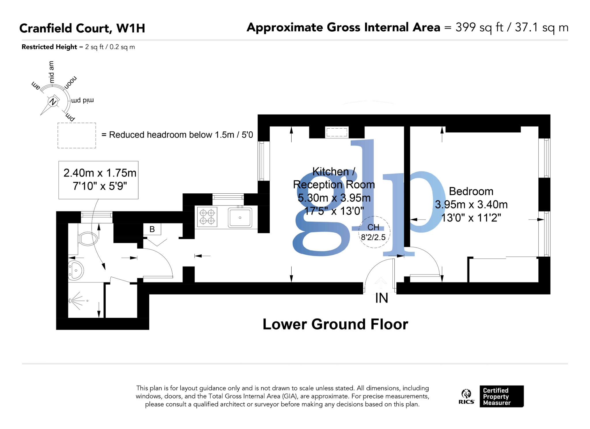 1 卧室公寓, Cranfield Court, Homer Street, 伦敦, Greater London, W1H