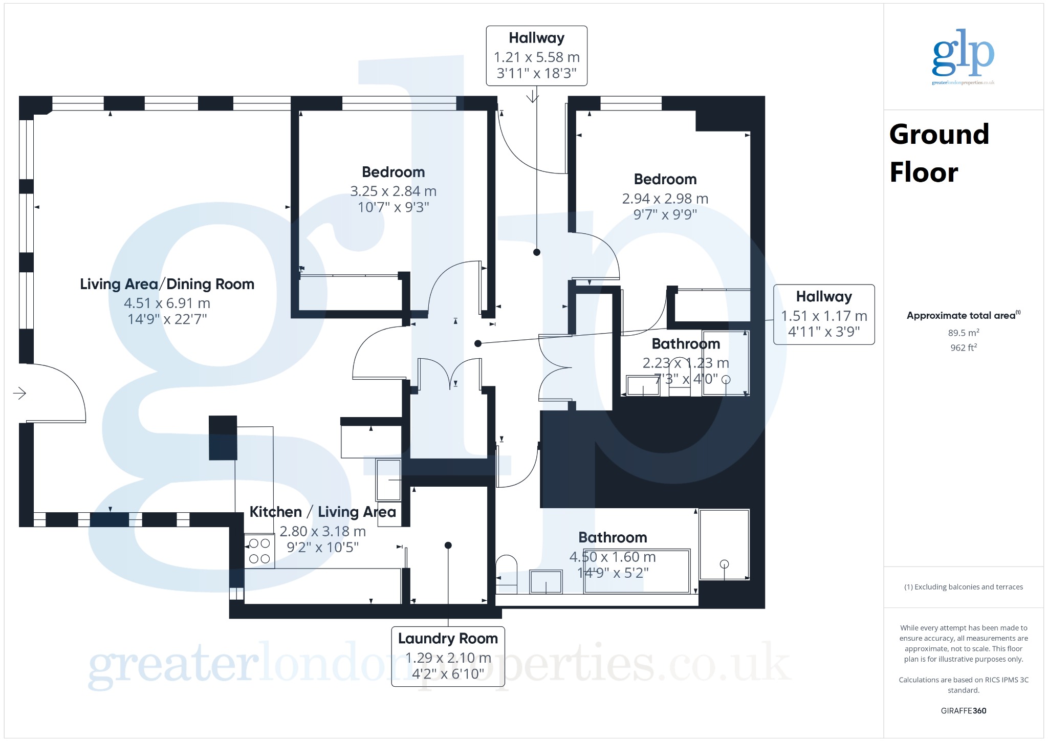 2 Bedroom Apartment, Sussex Gardens, Hyde Park, W2