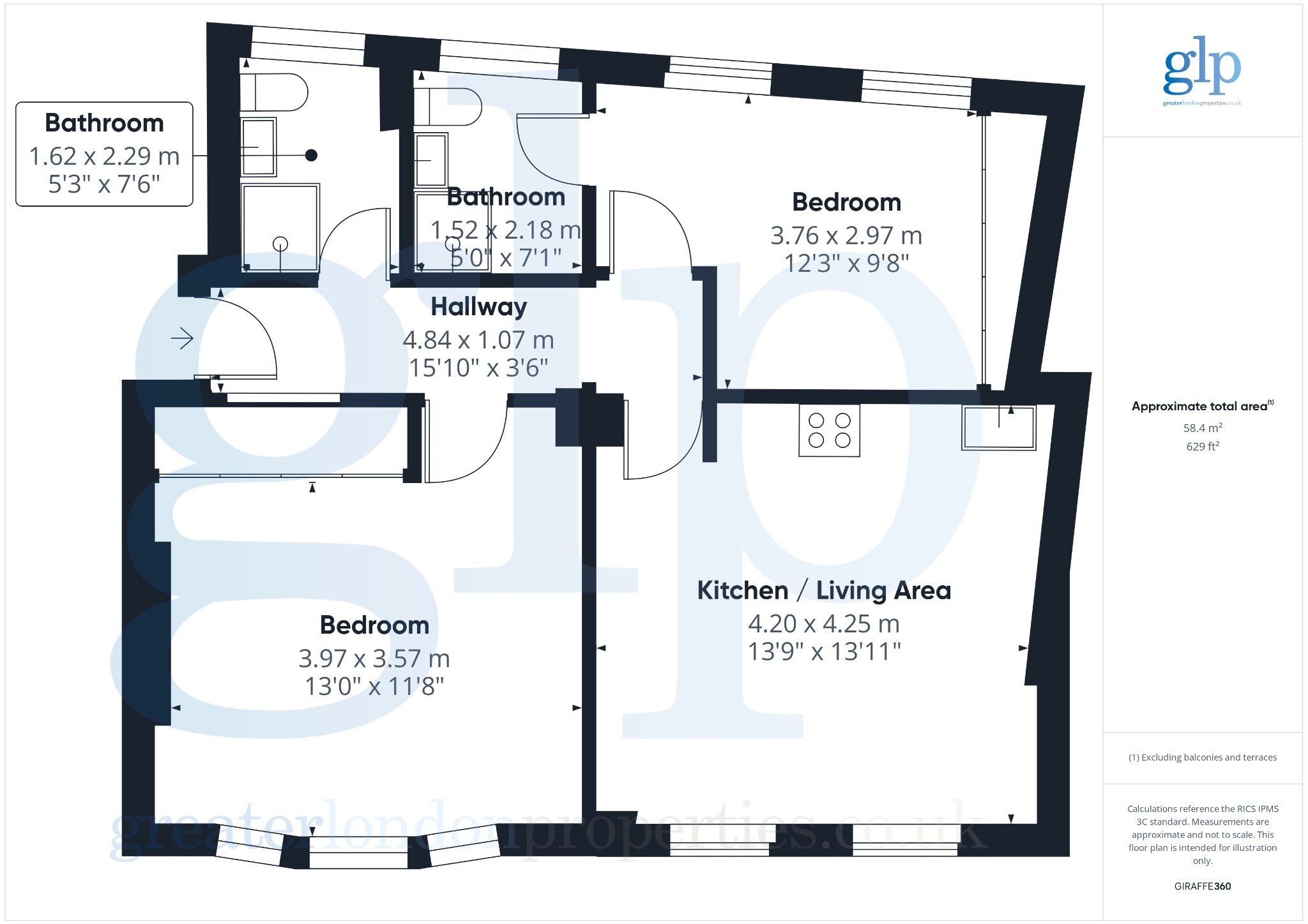 2 Bedroom Apartment, Shaftesbury Avenue, Soho, W1D