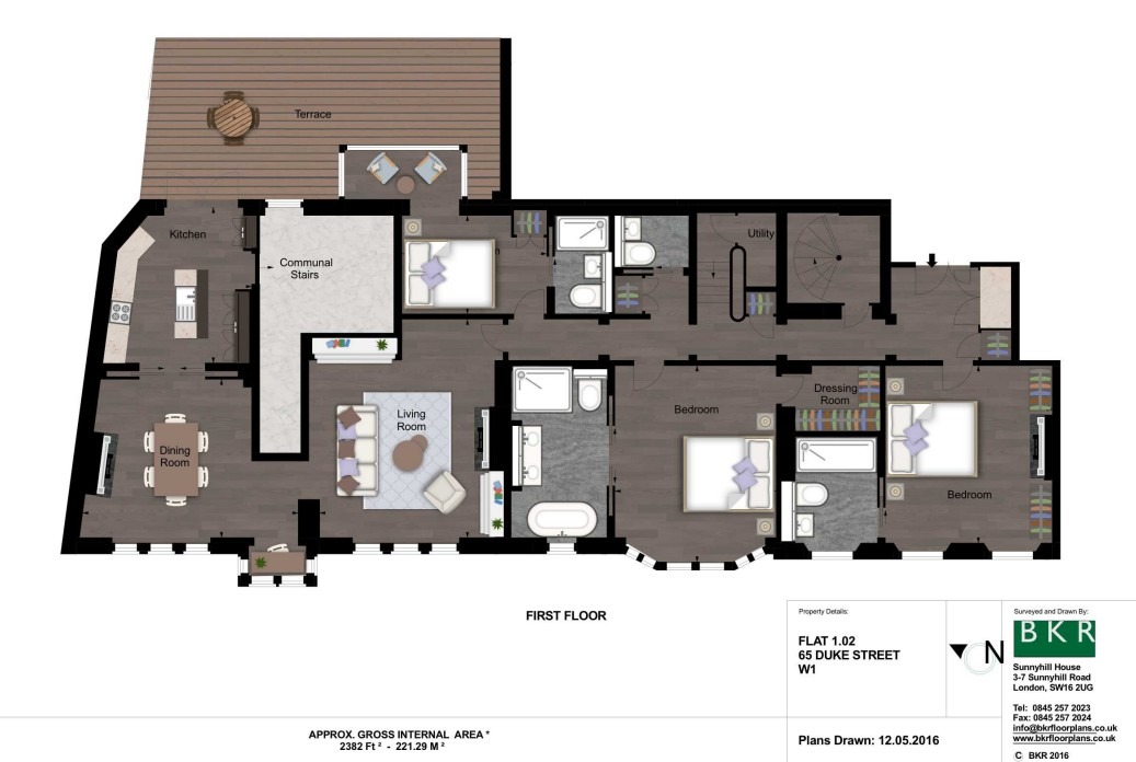 3 Bedroom Apartment, Duke Street,Mayfair, W1K