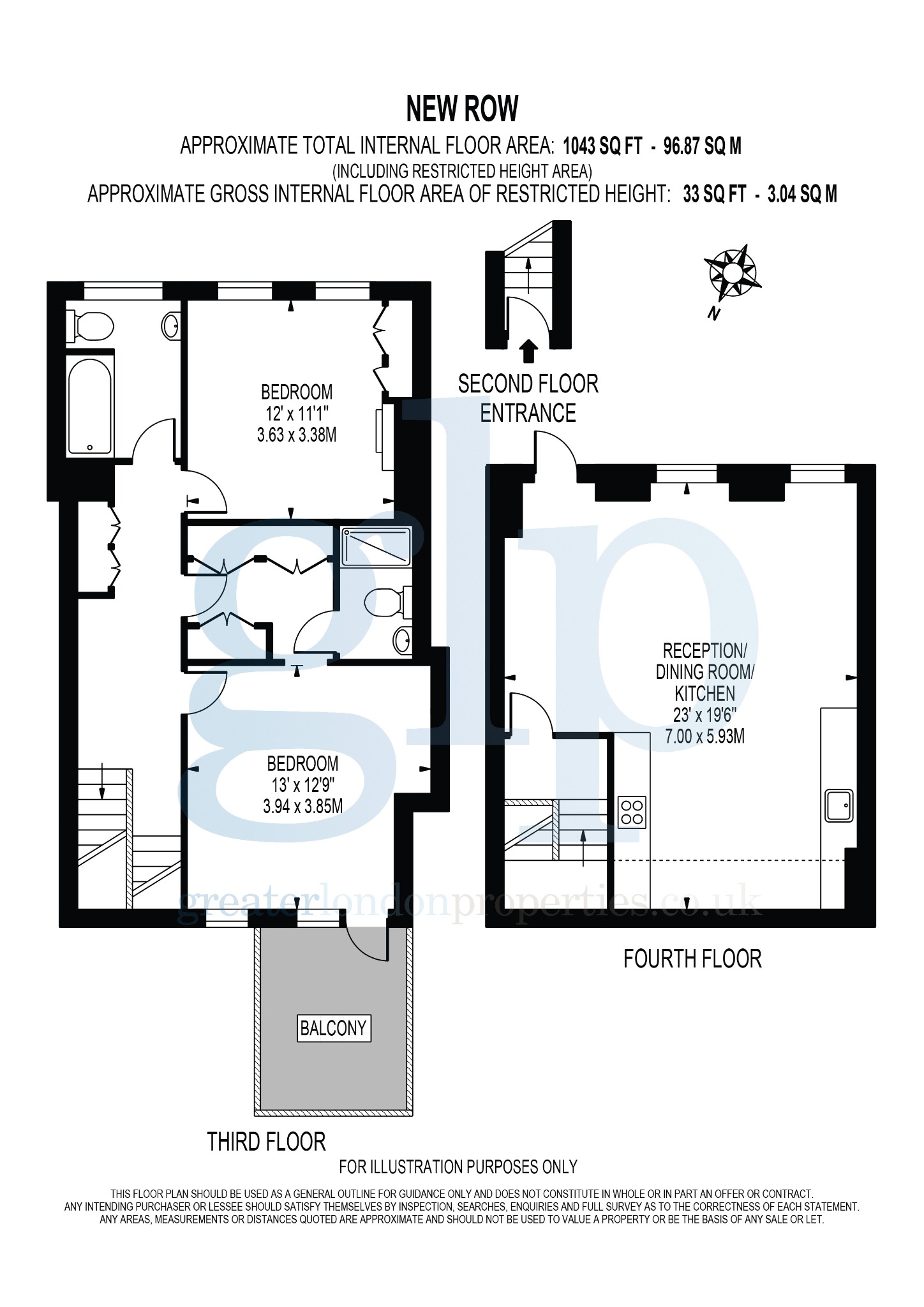 2 Bedroom Apartment, New Row, Covent Garden, WC2N
