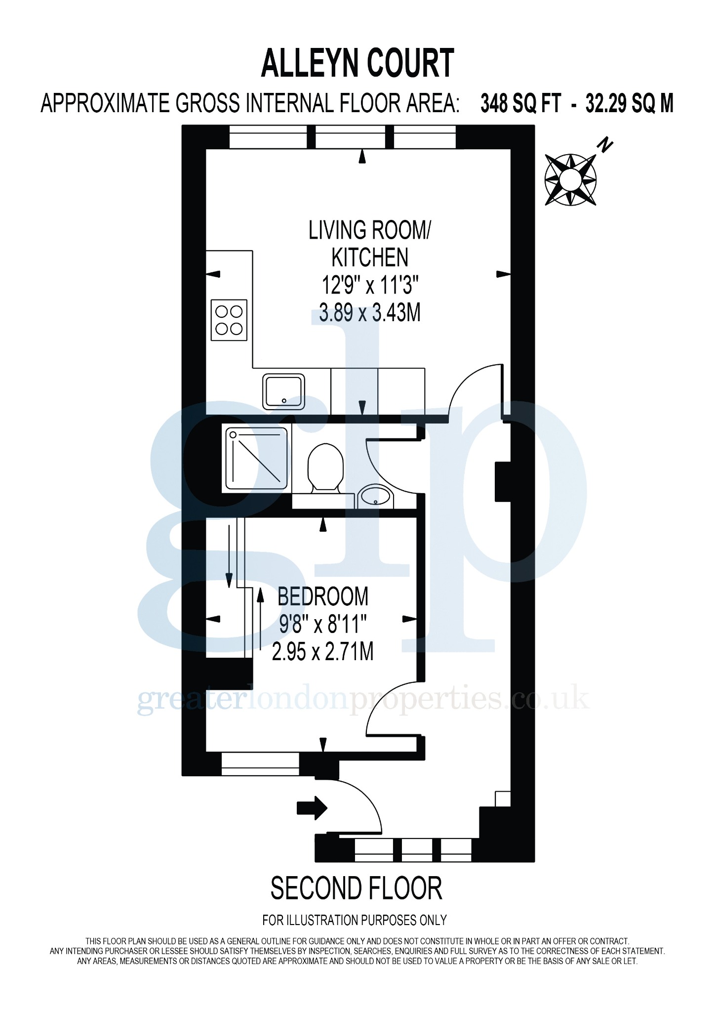 1 Bedroom Apartment, Alleyn Court, Sussex Gardens, W2