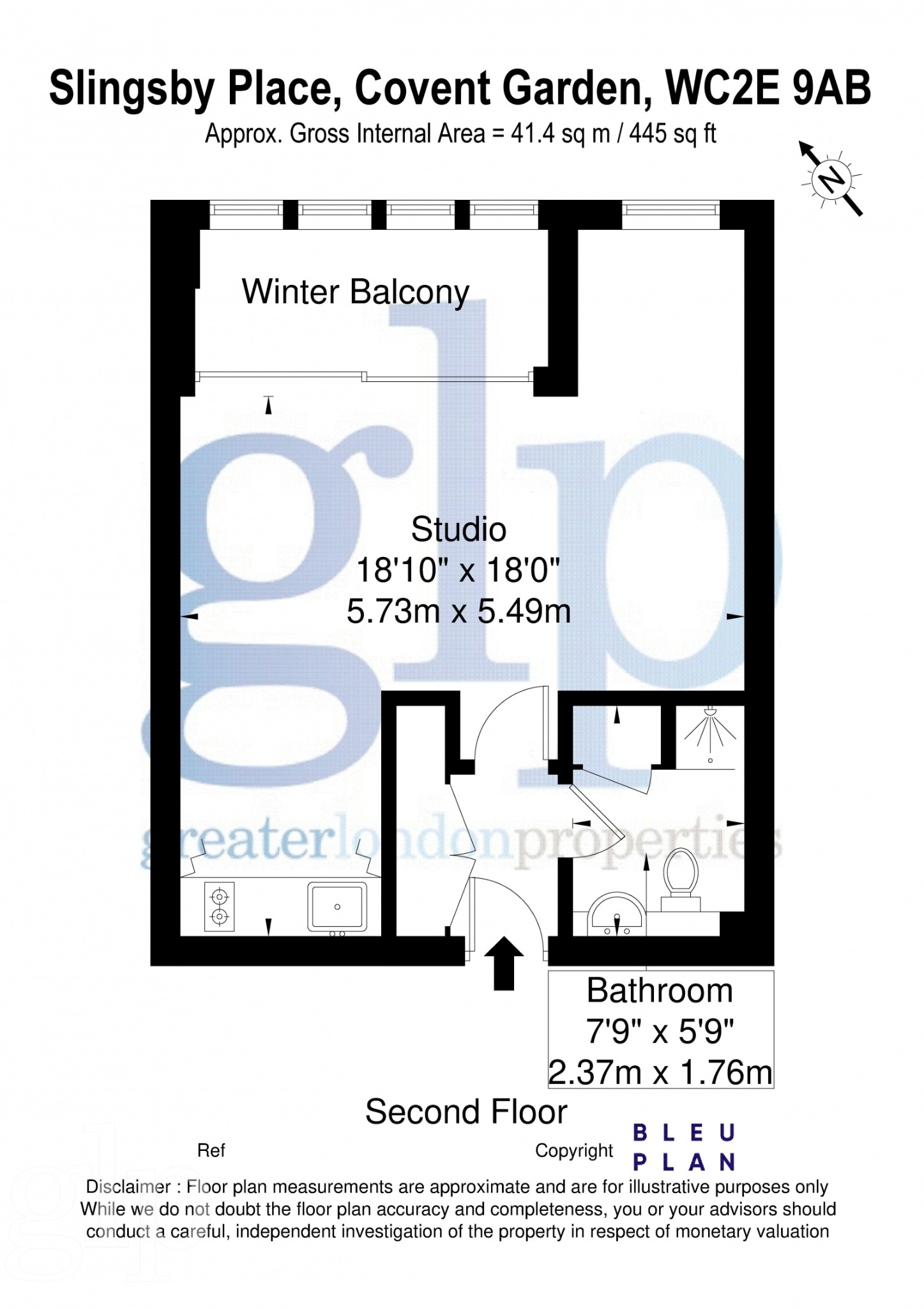 Apartment, Slingsby Place, WC2E
