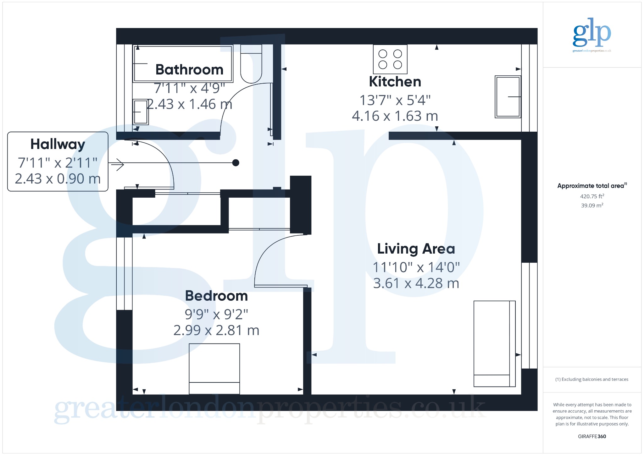 1 Bedroom Apartment, Rokeby House, Bloomsbury, WC1N