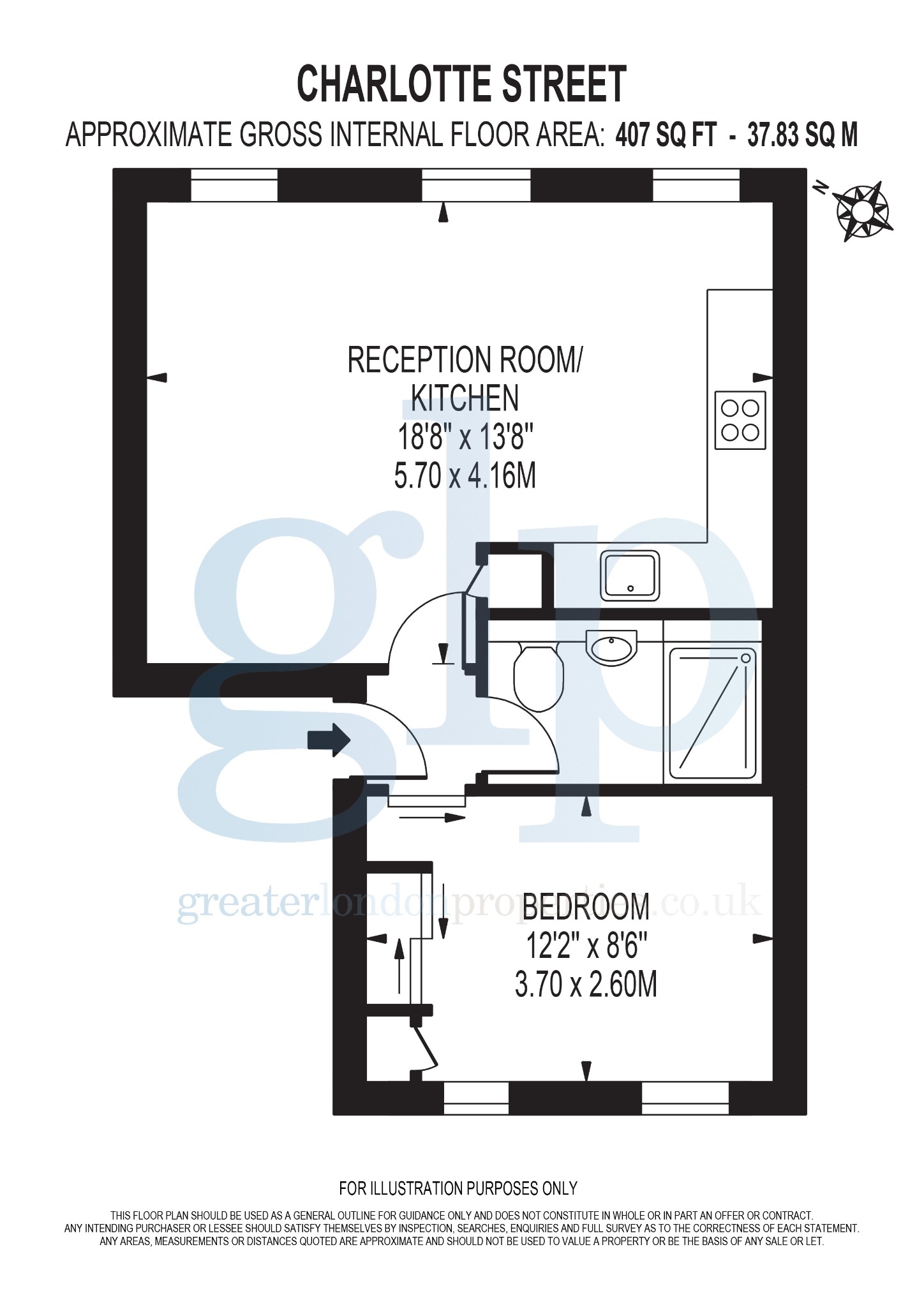 1 Bedroom Apartment, Charlotte Street, Fitzrovia, W1T