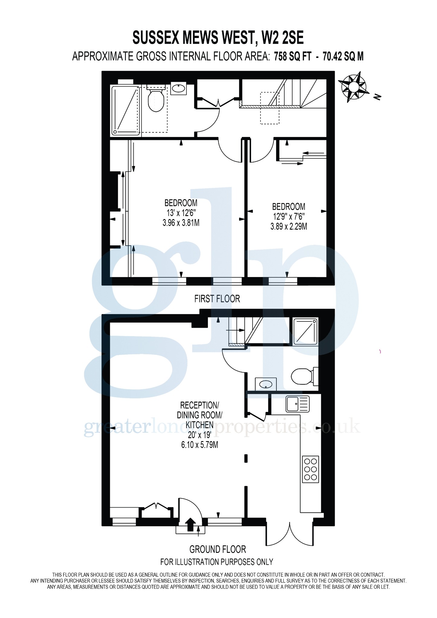 2 Bedroom Mews, Sussex Mews West, Hyde Park, W2
