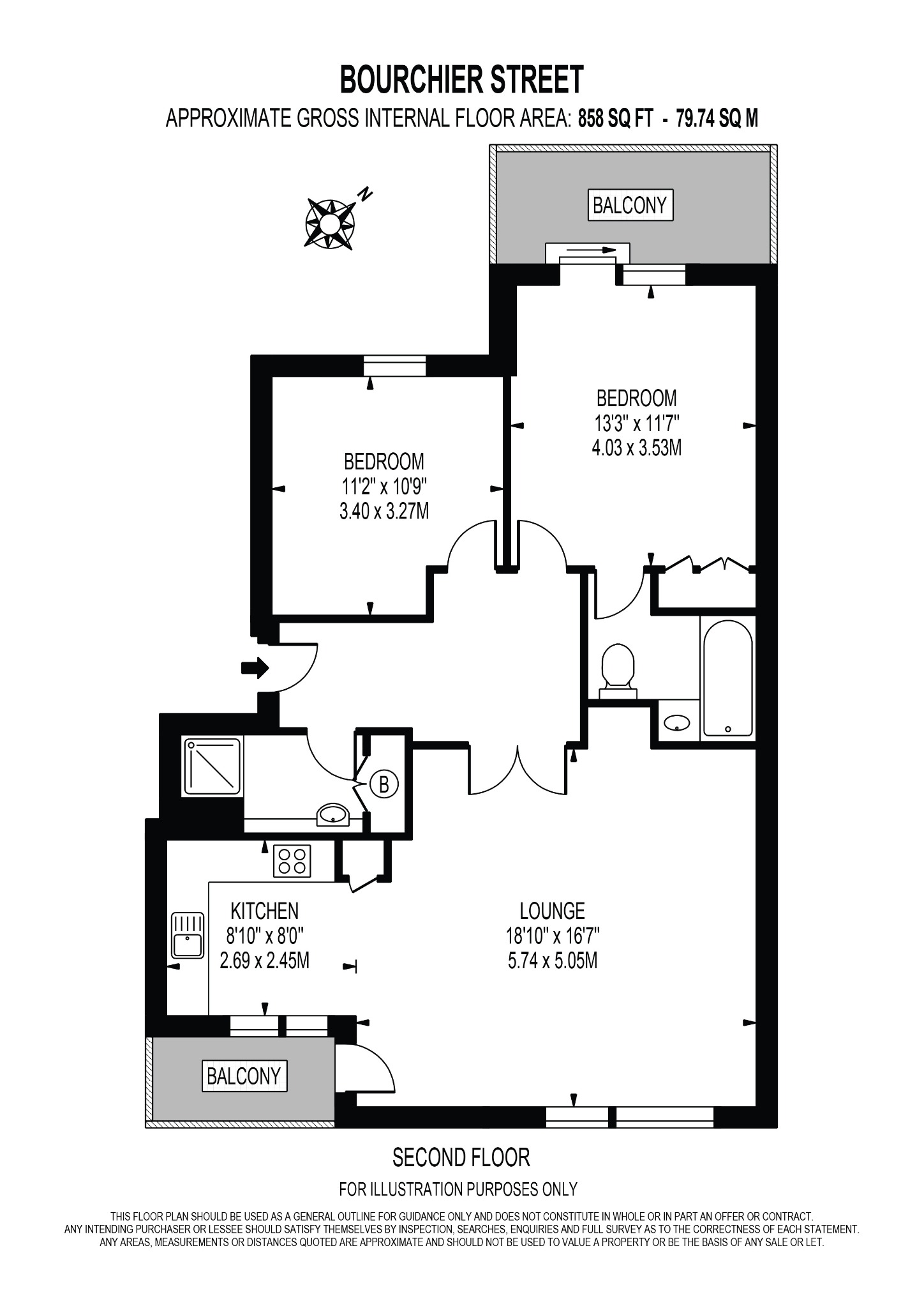 2 Bedroom Flat, Bourchier Street, London, Soho , W1D 4HZ