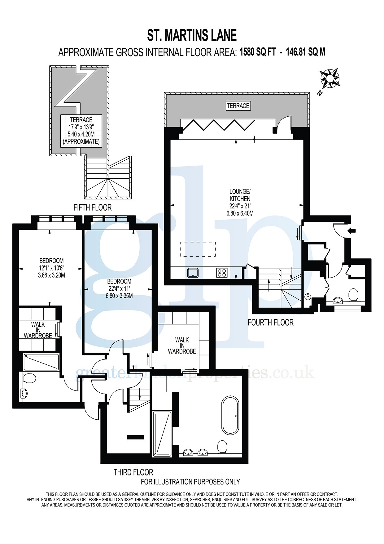 2 Bedroom Apartment, St. Martin’s Lane, Covent Garden, WC2N