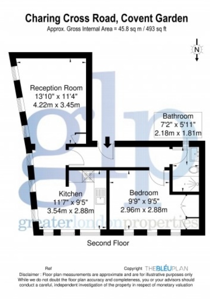 1 Bedroom Apartment, Little Newport Street, Soho, WC2H