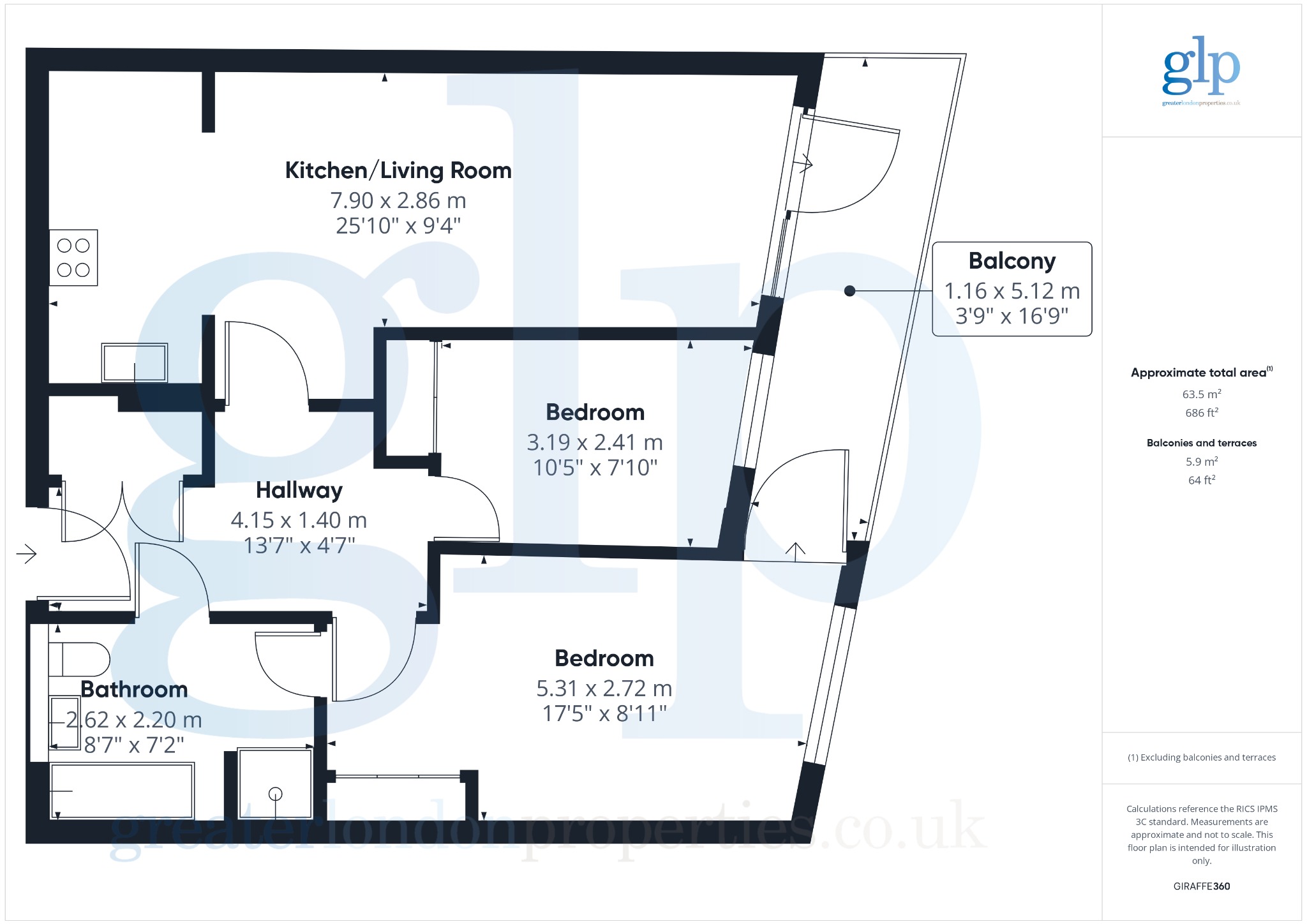 2 Bedroom Apartment, Eagle Heights, Tottenham Hale, N17