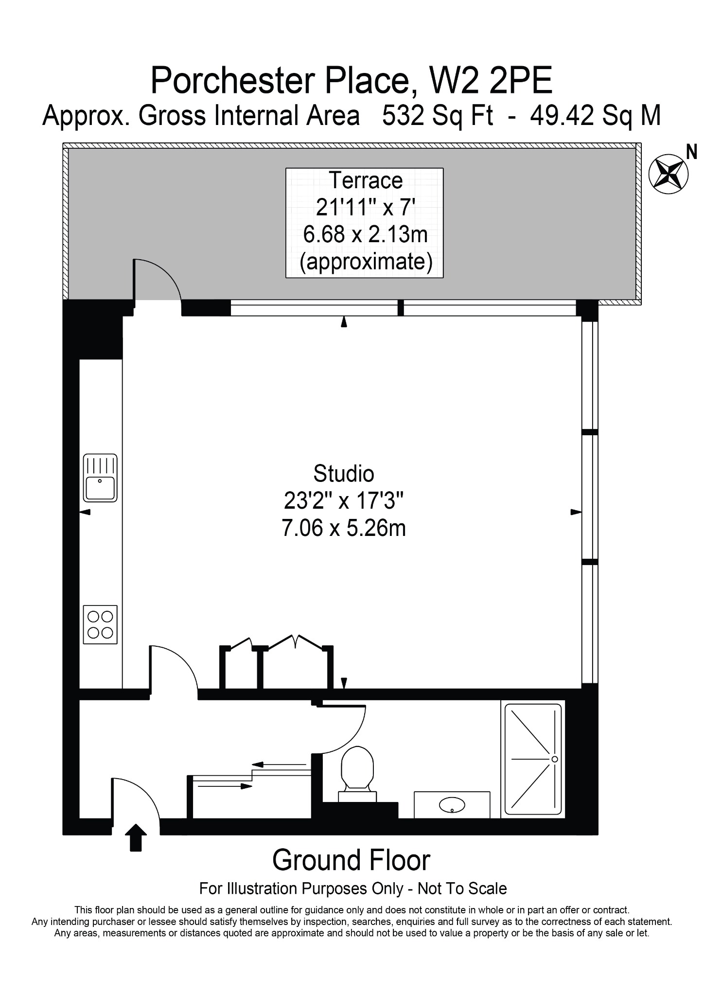 Flat, Porchester Place, Hyde Park, W2