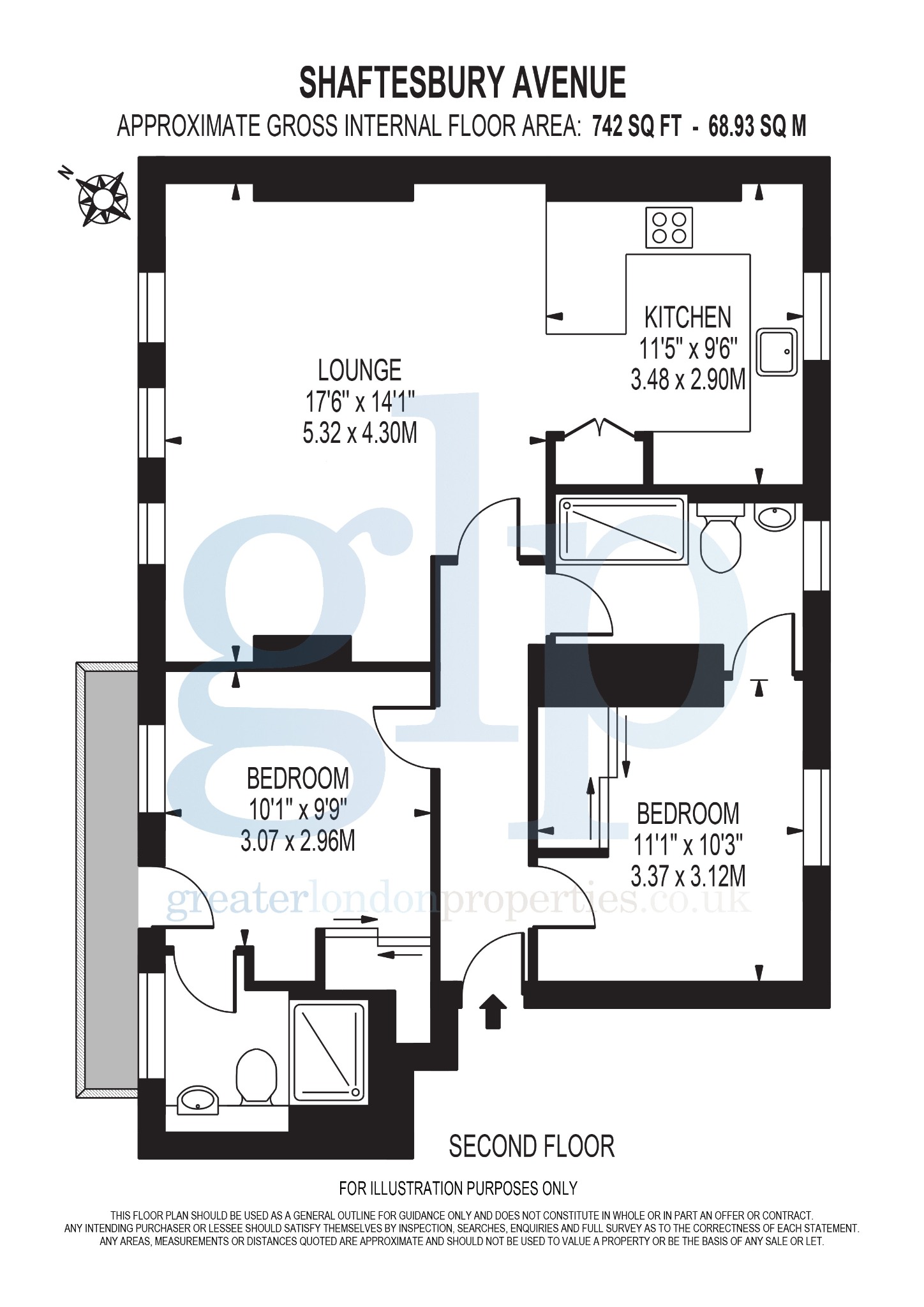 2 Bedroom Apartment, Shaftesbury Avenue, Soho, W1D
