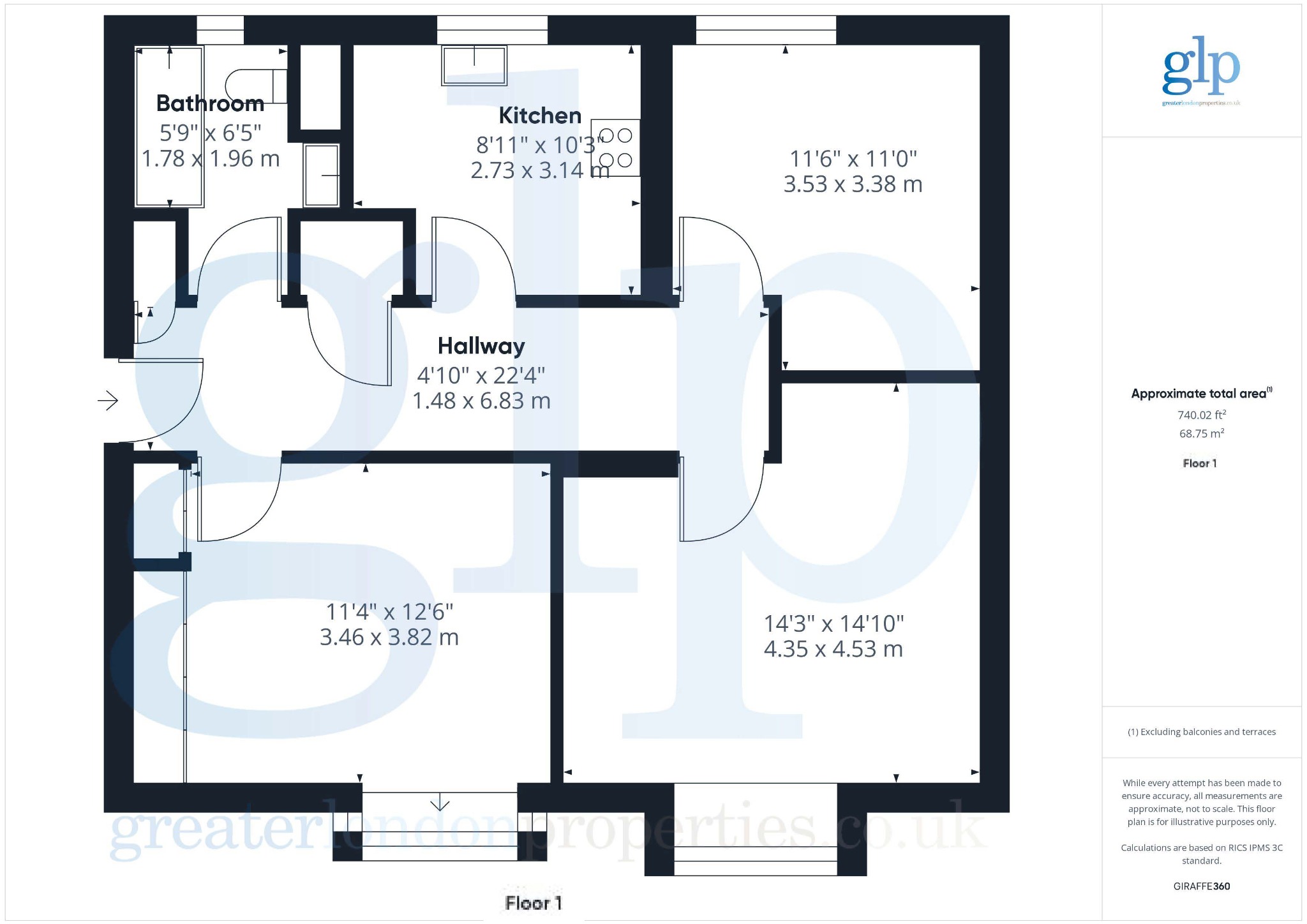 2 Bedroom Apartment, Ridgmount Street, Bloomsbury, WC1E