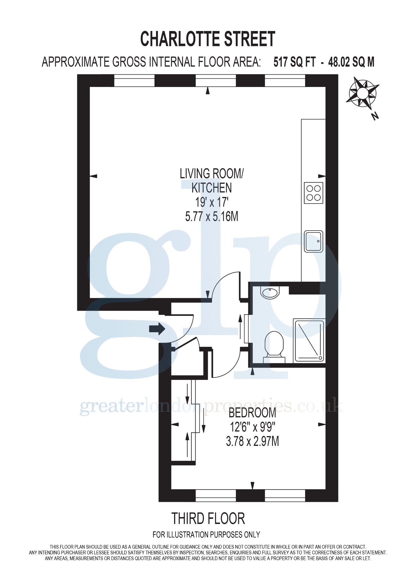1 Bedroom Apartment, Charlotte Street, Fitzrovia, W1T