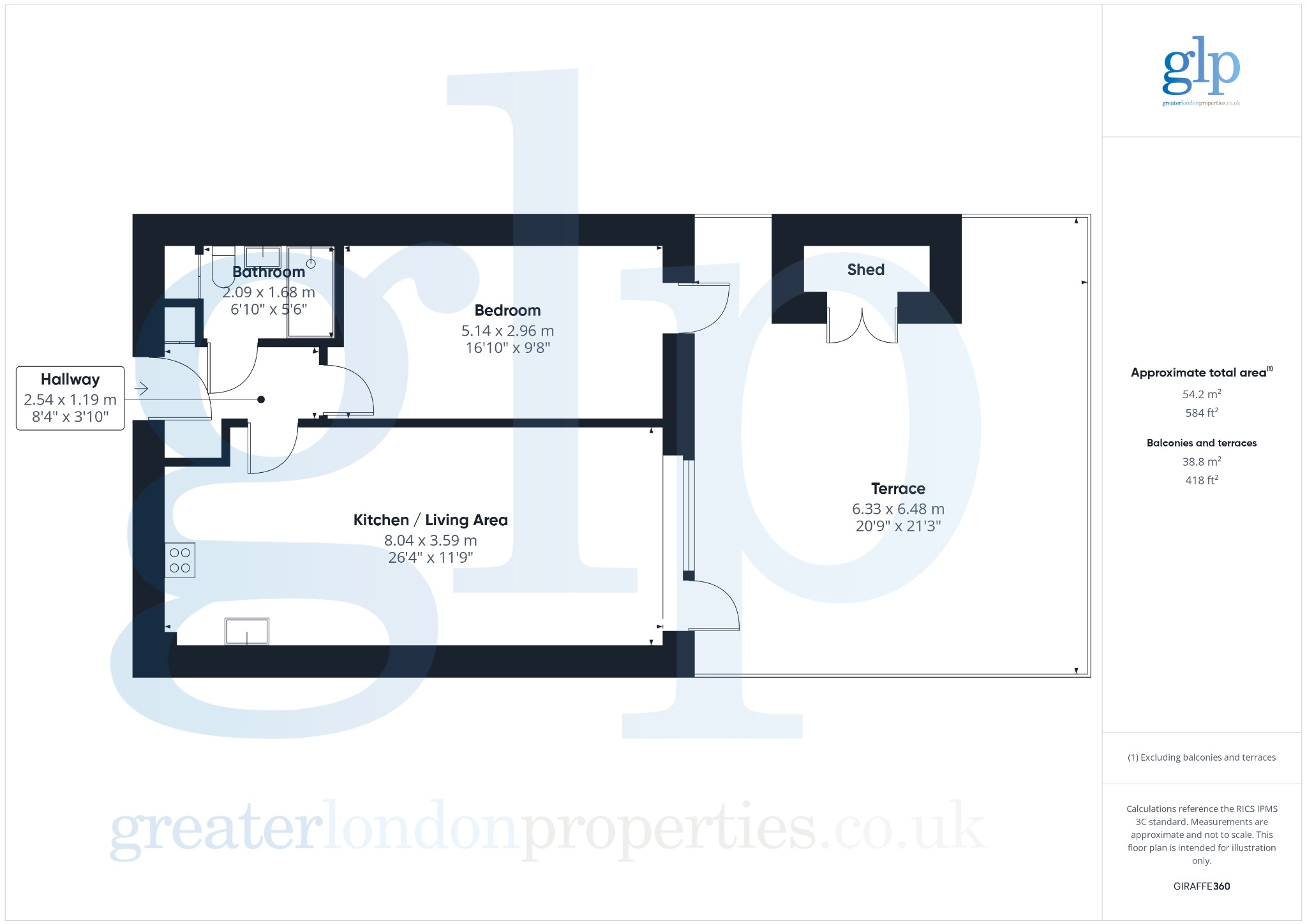 1 Bedroom Apartment, Dufours Place, Soho, W1F