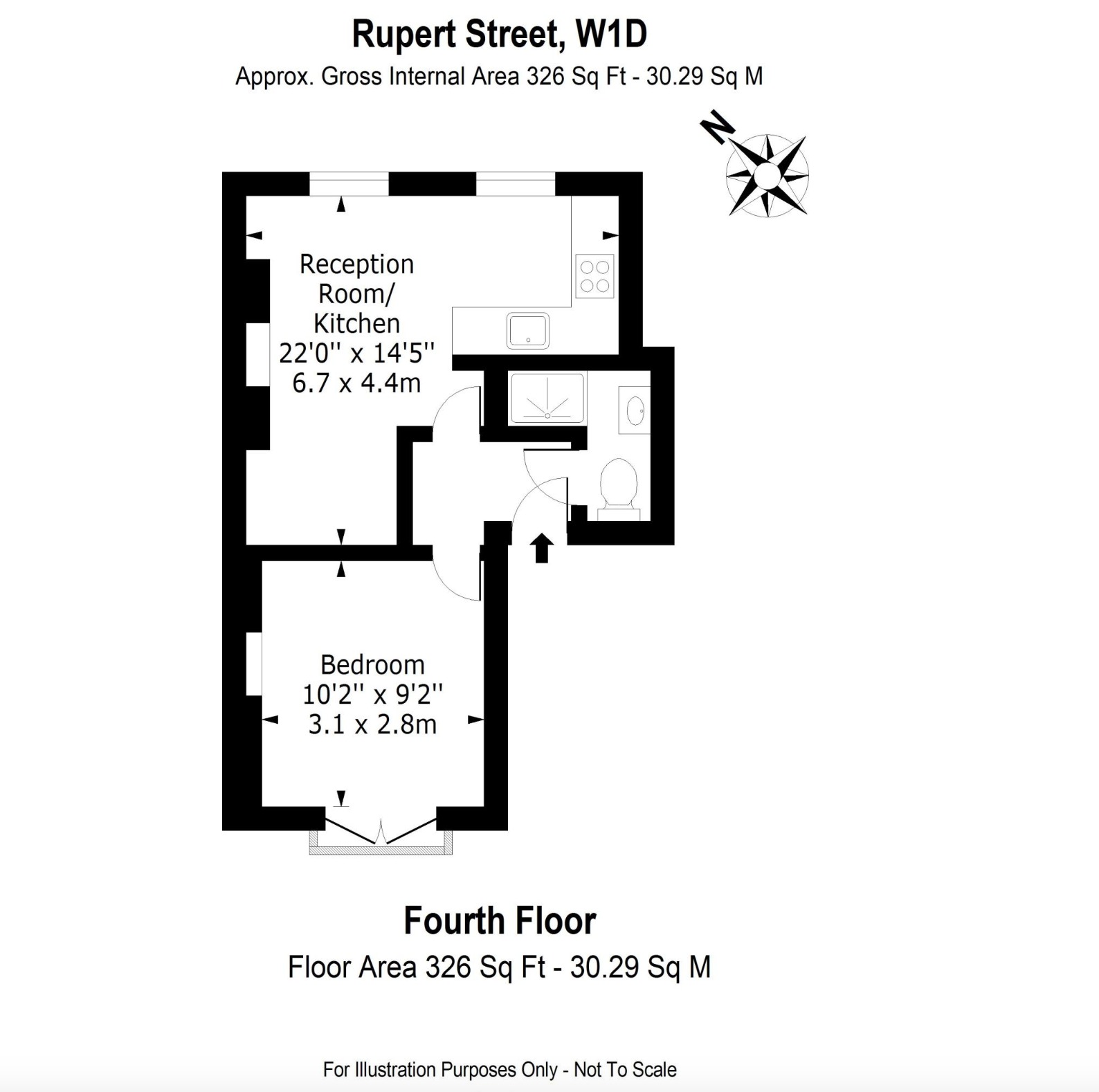 1 Bedroom Apartment, Rupert Street, Soho, London, W1D