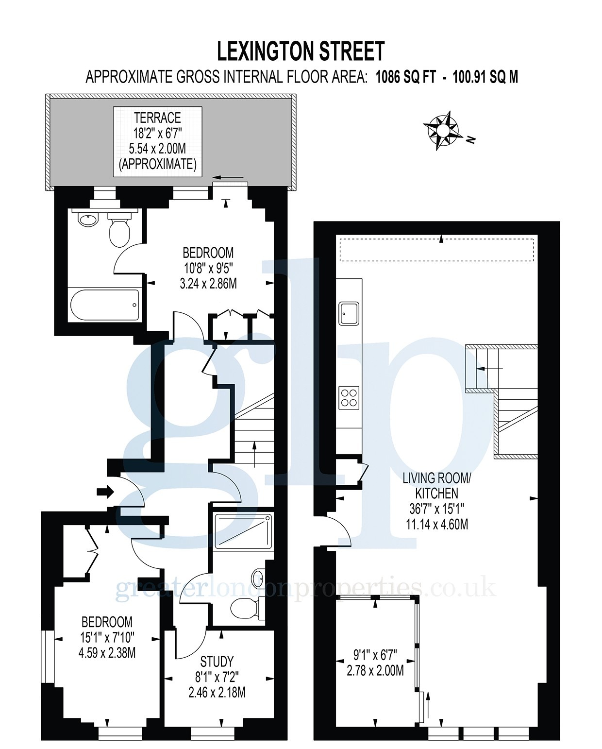 2 Bedroom Apartment, Lexington Street, Soho, W1F