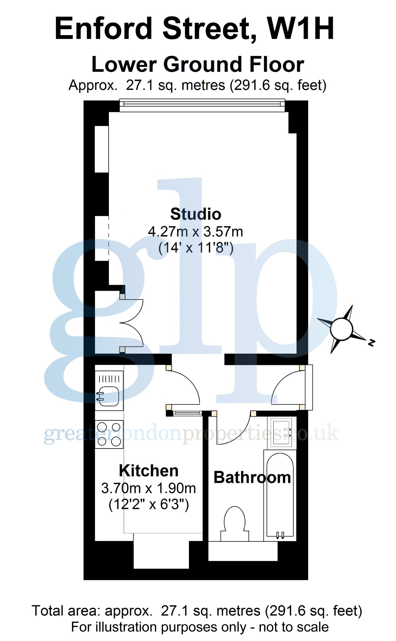 Apartment, London, Greater London, W1H